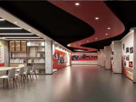 设计风格：现代展厅